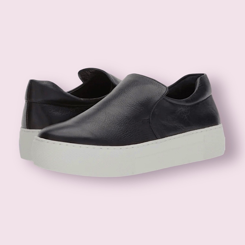 J/Slides Women’s Leather Slip On Sneaker